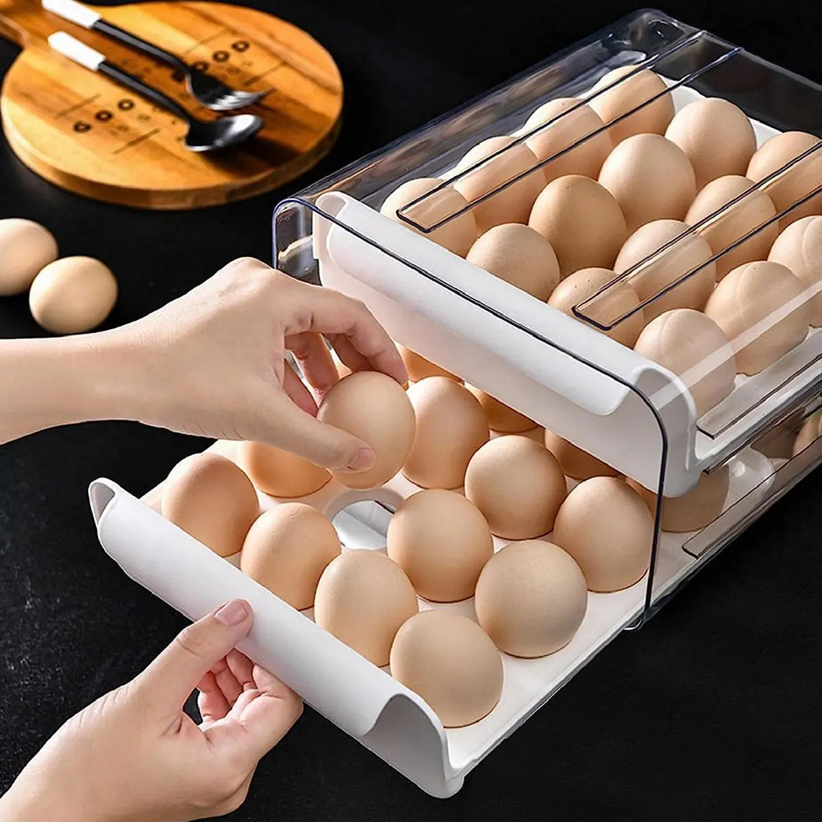 Caja de Almacenamiento para Huevos