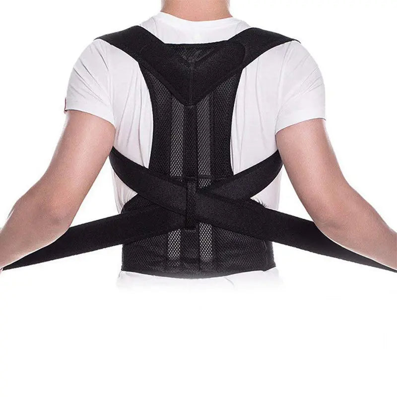 Corrector de postura espalda y cintura XXL negro