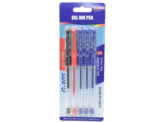 Lapiceras tinta gel x5 unidades