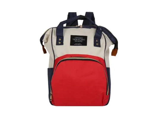 Bolso mochila maternal multicolor 40x26x14cm