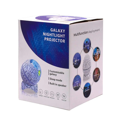Lámpara veladora huevo galaxia 16×15 cm