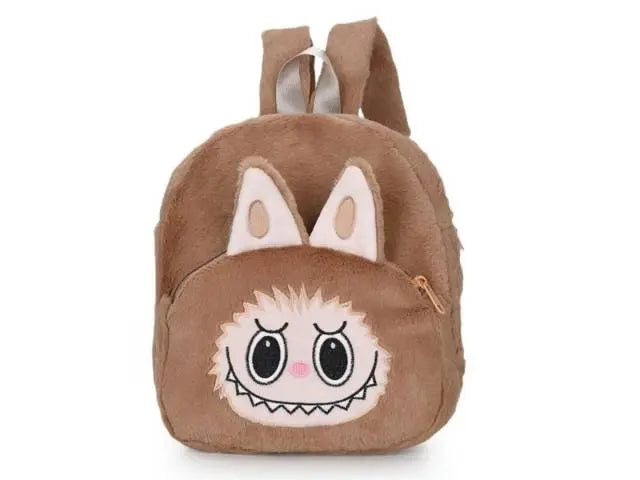 Mochila de felpa con bolsillo 25x22cm.