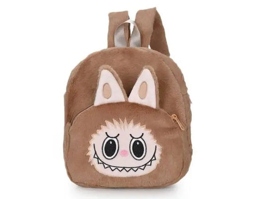Mochila de felpa con bolsillo 25x22cm.