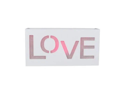 Veladora home / love 20 x 10 x 5 cm