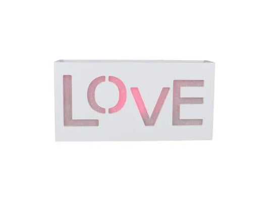 Veladora home / love 20 x 10 x 5 cm