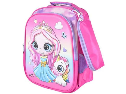 Mochila infantil con cartuchera 35x28x12cm