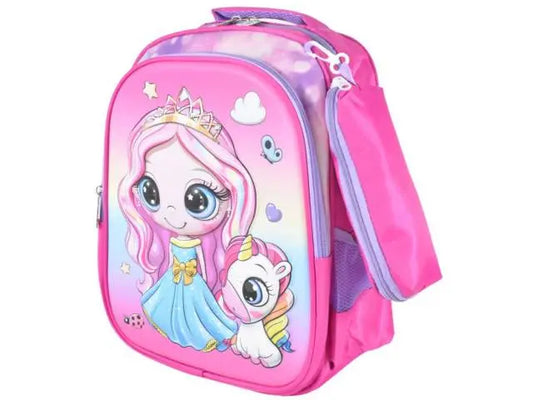 Mochila infantil con cartuchera 35x28x12cm