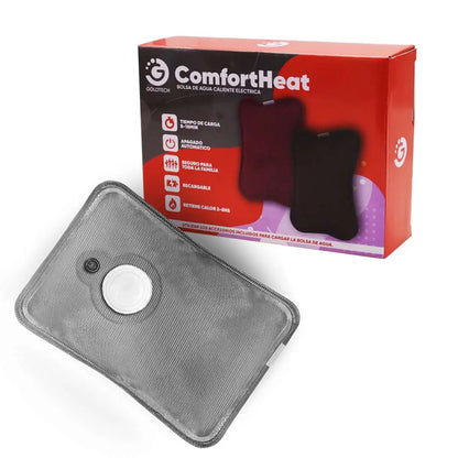 Bolsa de Agua Caliente Eléctrica Goldtech Bordó / Gris