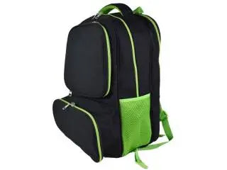 Mochila negra con compartimientos 3 en 1