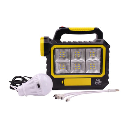 Foco linterna recargable + luz emergencia
