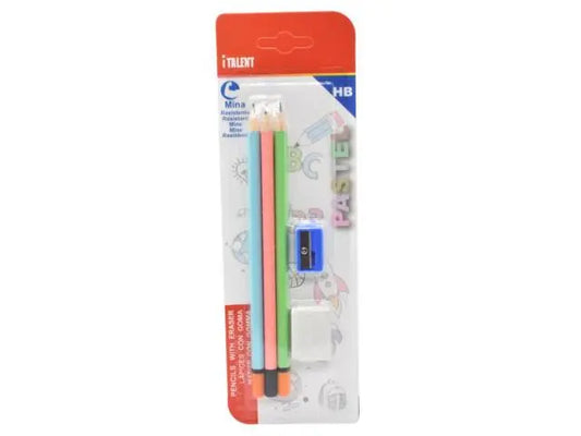 Lápices con accesorios 5pcs