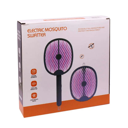 Raqueta mata insectos plegable recargable