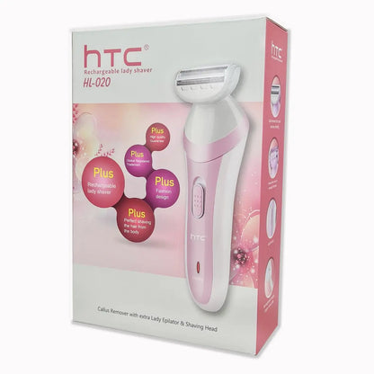 Depiladora inalámbrica HTC HL-020 blanco con rosa