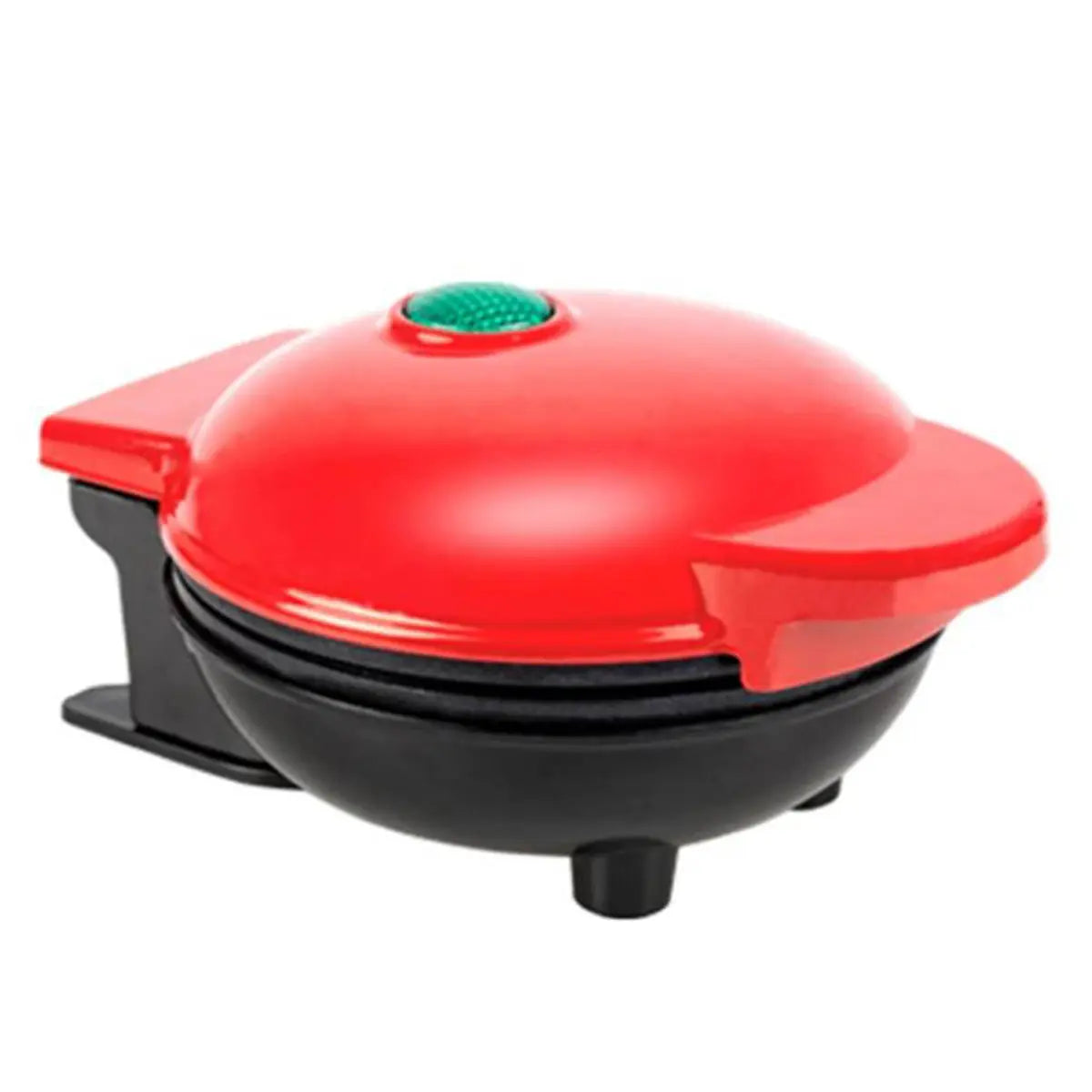 Mini Waflera Eléctrica Roja