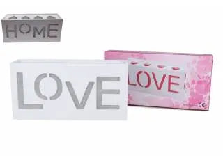 Veladora home / love 20 x 10 x 5 cm