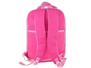 Mochila fucsia con compartimientos 3 en 1