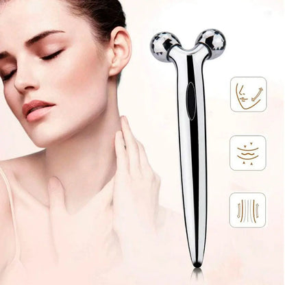 Rodillo masajeador 3D facial antiarrugas