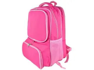 Mochila fucsia con compartimientos 3 en 1