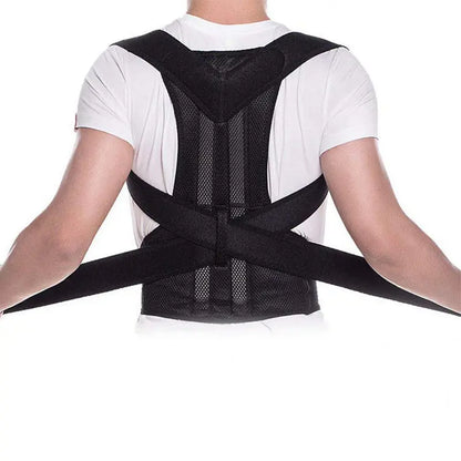 Corrector de postura espalda y cintura XXL negro