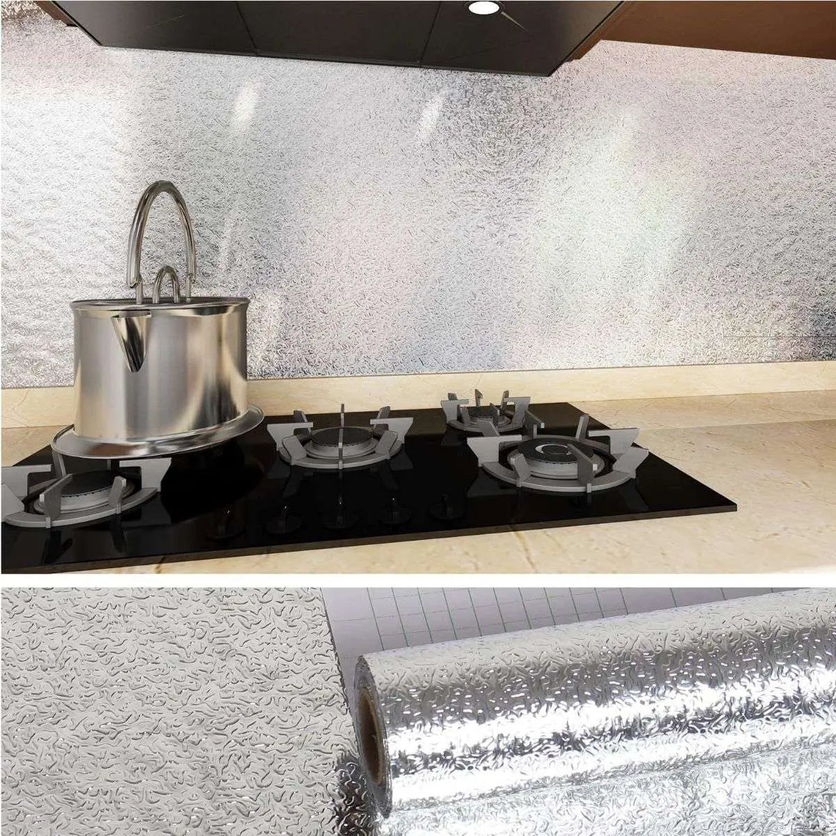 Adhesivo para Cocina Resistente al Calor 60 x 300 cm