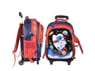 Mochila carrito con lonchera térmica y cartuchera 40x30x14cm