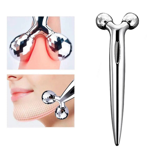 Rodillo masajeador 3D facial antiarrugas