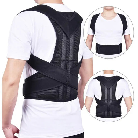 Corrector de postura espalda y cintura XXL negro