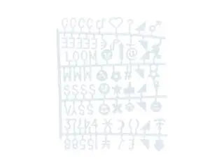 Portarretrato personalizable letras y simbolos 25 x 25 cm