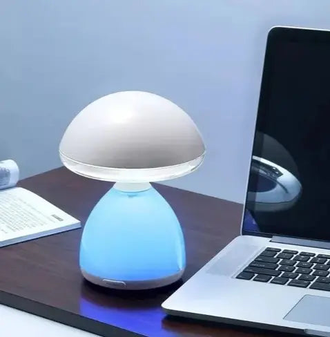 Lámpara LED hongo RGB recargable