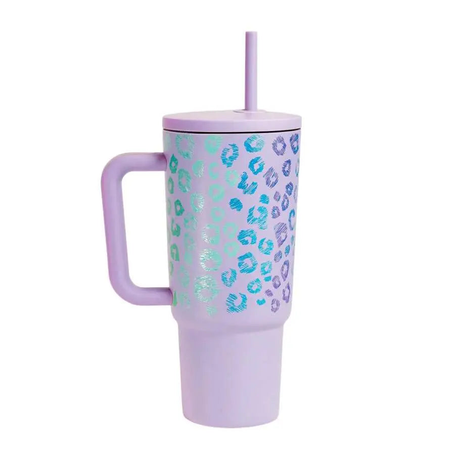 Vaso térmico con tapa y agarre – diseño moderno