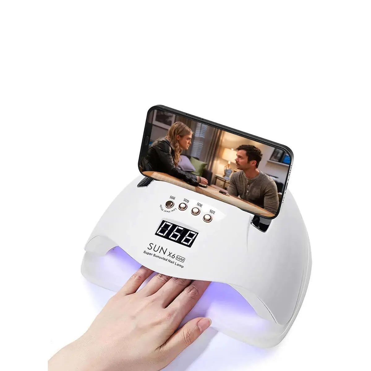 Lámpara secadora de uñas 220W X6 Max