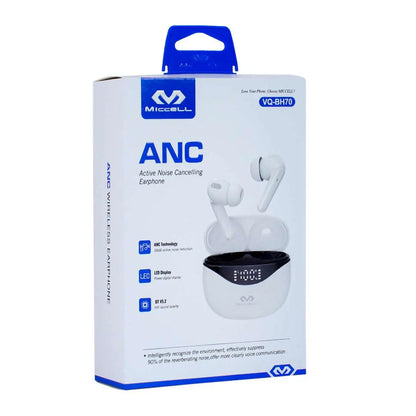 Auricular BT TWS Miccell VQ-BH70 ANC