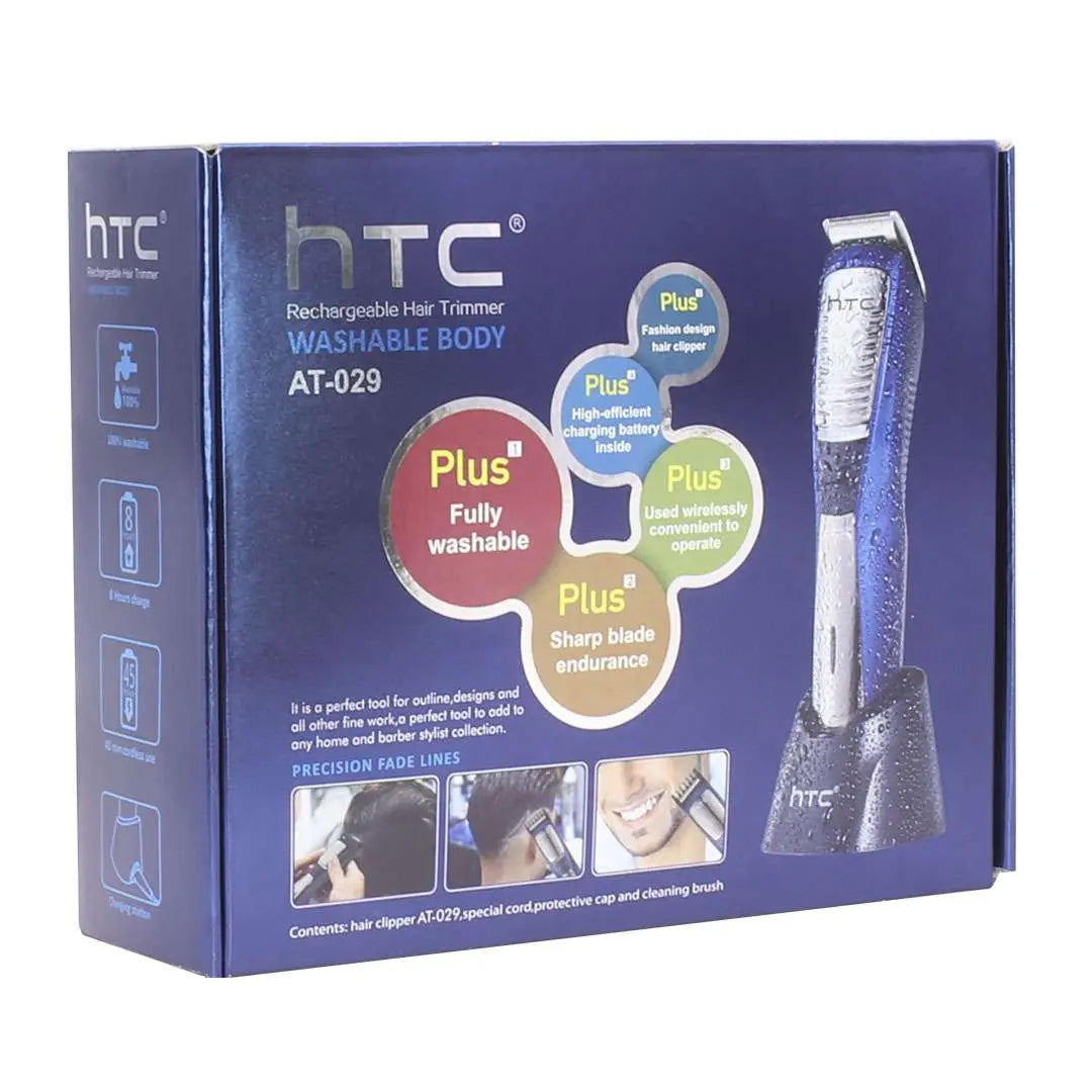 Corta pelo inalambrica HTC AT-029 negro