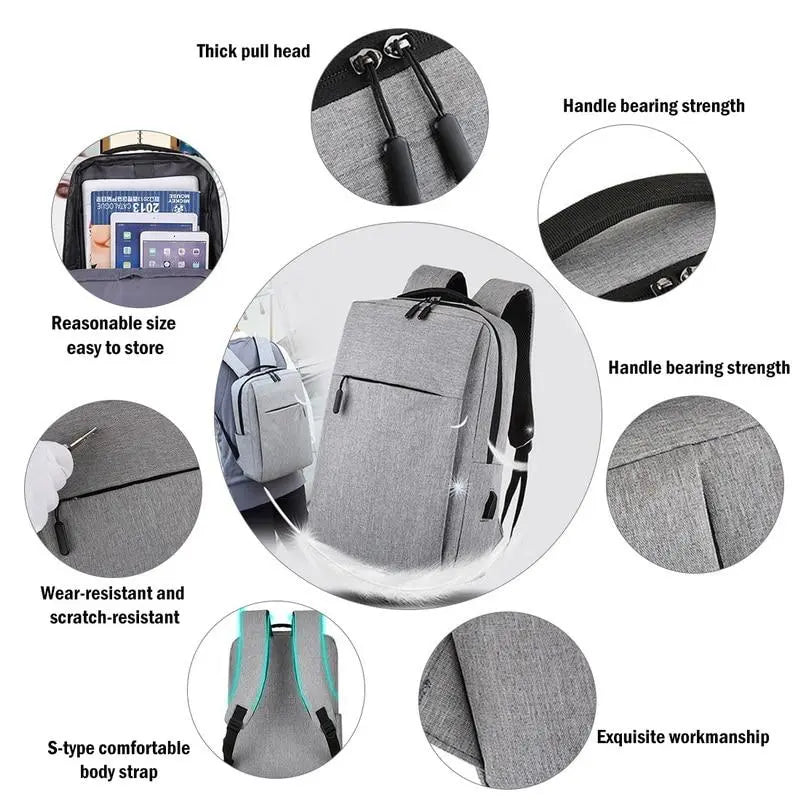 Mochila porta notebook impermeable 42 x 27 x 12 cm