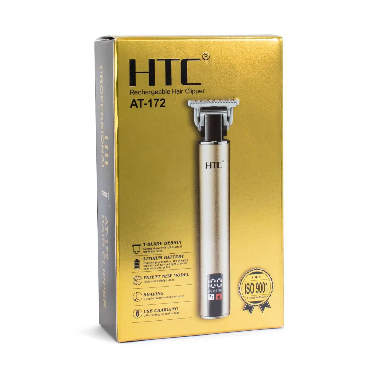 Corta barba inalambrica c/display HTC AT-172