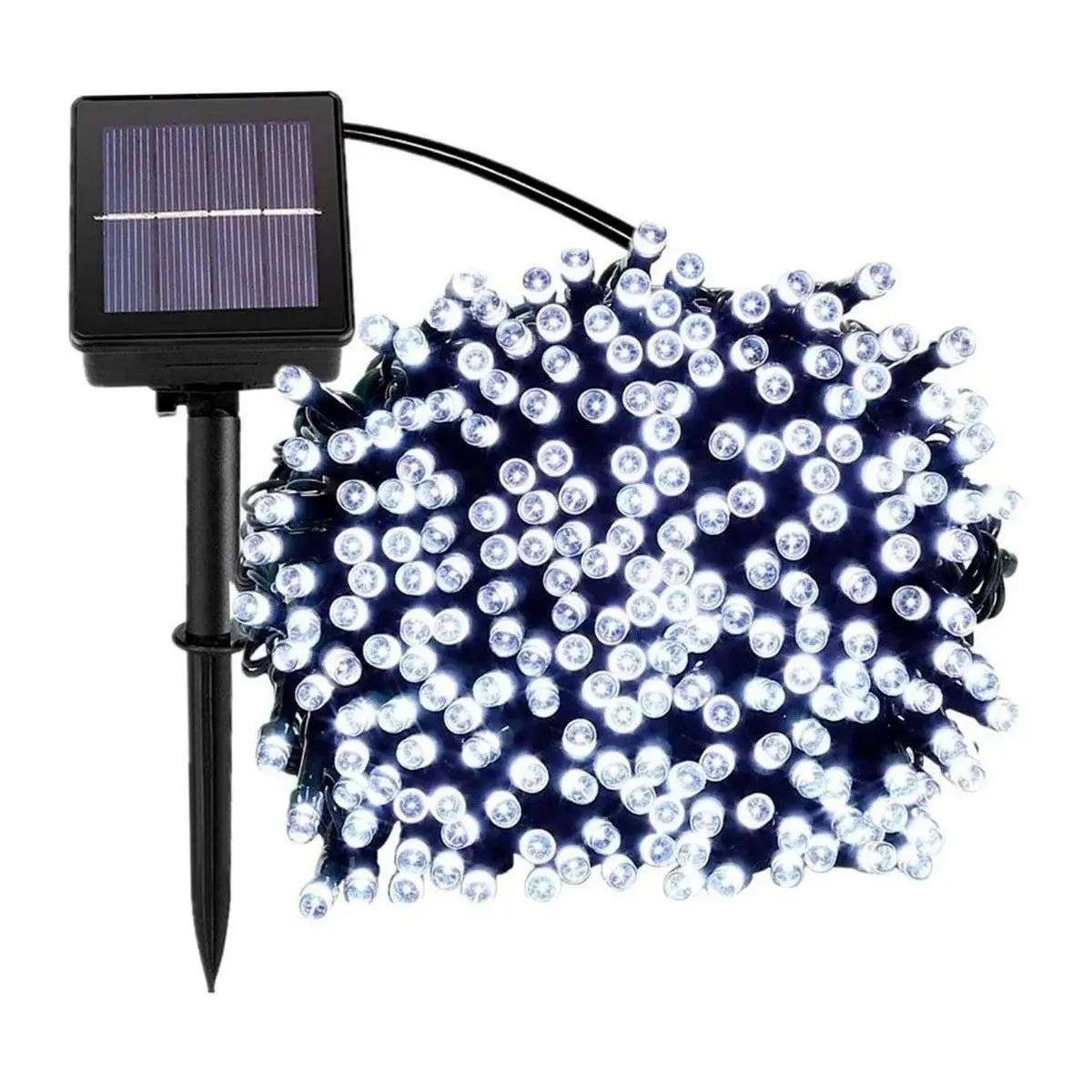 Guirnalda solar 20m 200 luces fria