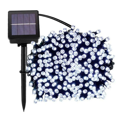 Guirnalda solar 20m 200 luces fria