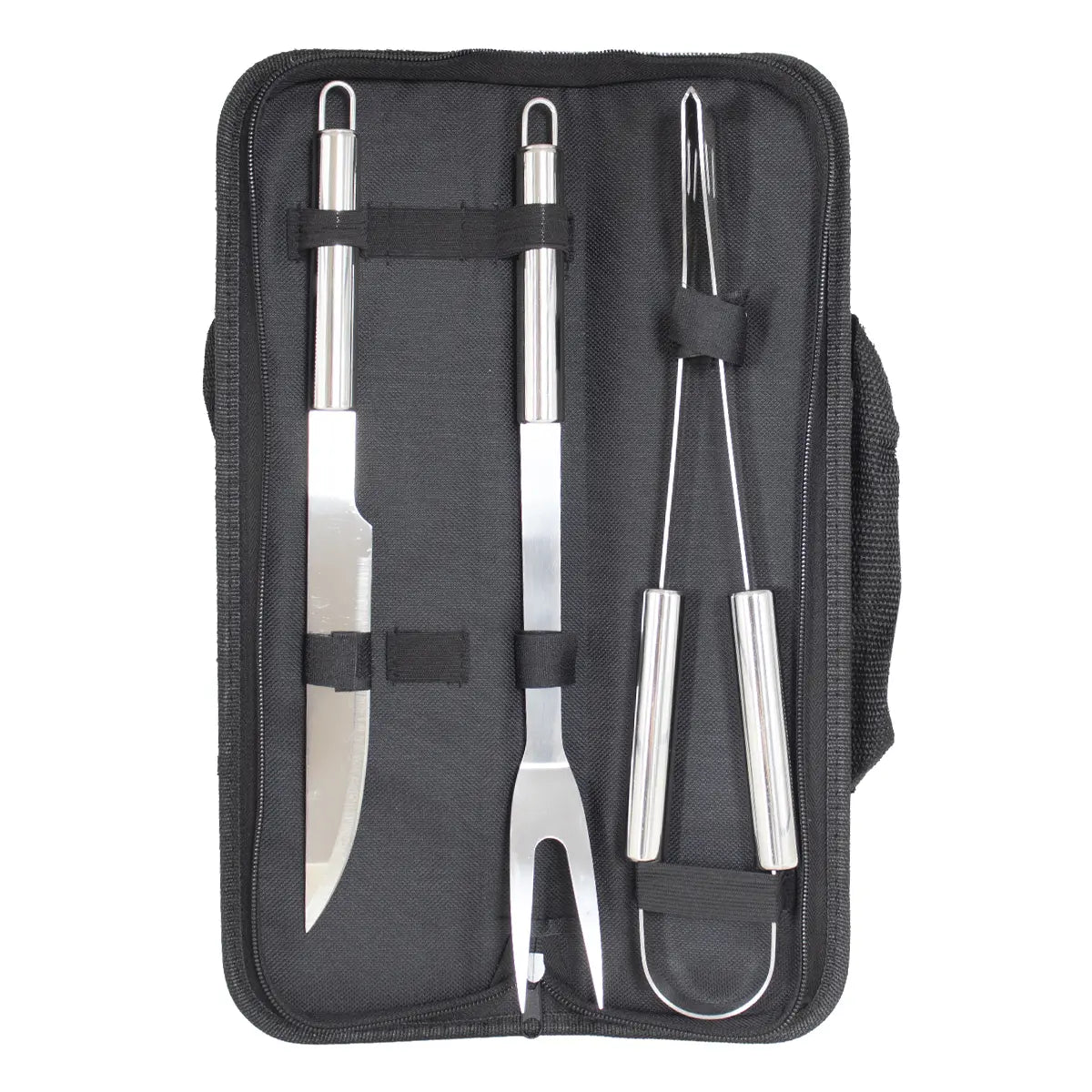 Set Asador 3 Piezas con Estuche Negro