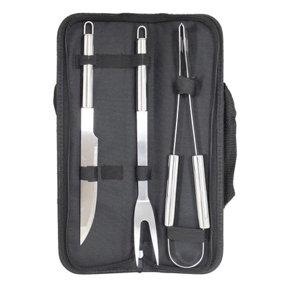Set Asador 3 Piezas con Estuche Negro