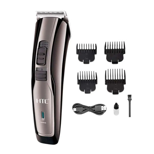 Cortapelo inalambrica HTC AT-727 gris y negro