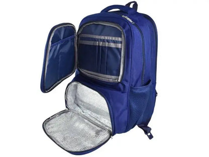Mochila azul con compartimientos 3 en 1