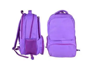 Mochila violeta con compartimientos 3 en 1