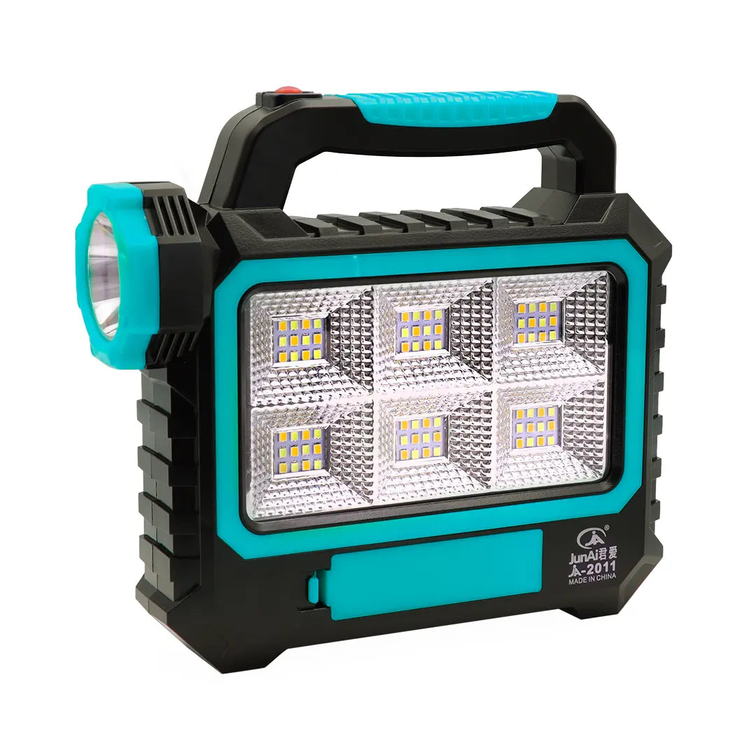 Foco linterna recargable + luz emergencia