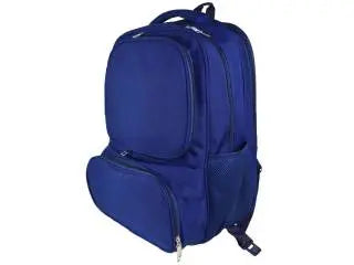Mochila azul con compartimientos 3 en 1