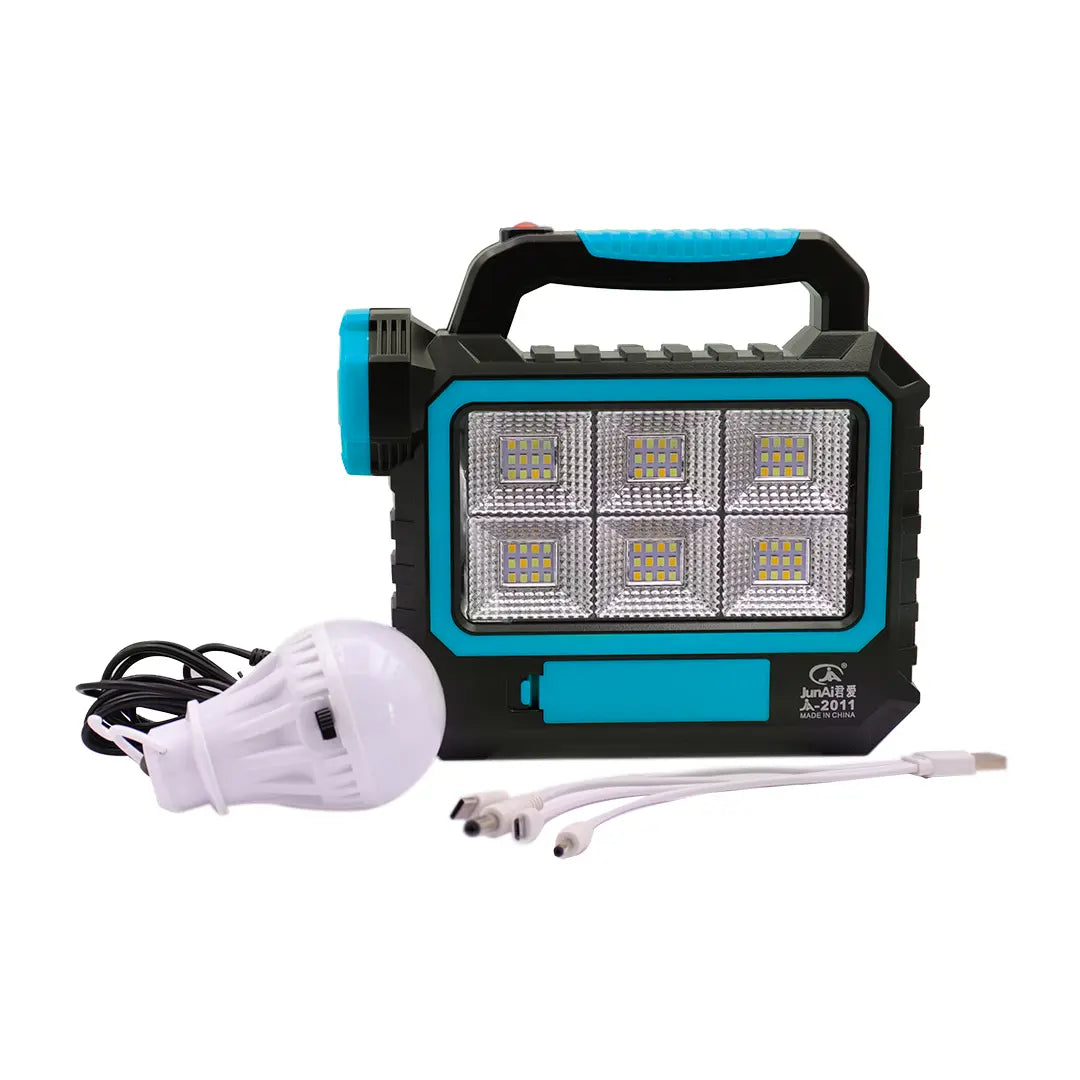 Foco linterna recargable + luz emergencia